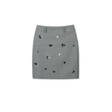 The New Short-Sleeved Shopkeeper Recommends The Quiet Luxury Craft Hand-Studded Romantic Flower Half-Dress Suit