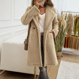 Dili 2025 Autumn And Winter Temperament Casual Loose Hooded Knit Coat Women's Clothing