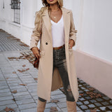 Dili 2025 Autumn And Winter New Temperament Commuter Collar Cardigan Coat Women's Clothing
