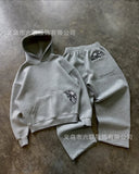 Trendy Embroidery Trousers Men's New High Street Fashion Design Slenient Trousers Loose Jogging Trousers 68HZ