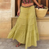 Dili Vacation Leisure A-Word Cake Dress Women's Dress 2025 Spring And Summer