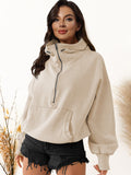 New Clothes With Hoodie Women's Fashion Brand Sports Hoodie Zipper Draw Rope Long-Sleeved Top Coat