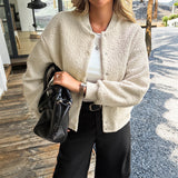 Dili Leisure Vacation Button Long Sleeve Coat Women's Winter 2025