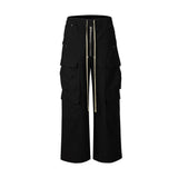 New Rick Dark Owens Wide-Legged Trousers Men And Women's Casual Loose Broad-Legged Trousers 68HZ