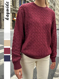 Dili Leisure Vacation Solid Color Long Sleeve Bottom Sweater Knitted Women's Clothing 2025 Autumn And Winter