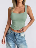 Dili Y2K Hot Babes Pure Summer T-Shirt Vest Women's Clothing 2025 Spring And Summer
