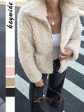 Dili Elegant Simple Fur Long-Sleeved Coat Women's 2025 Autumn And Winter