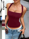 Dili Y2K Hottie Sling Bra Vest Women's Top 2026 Summer