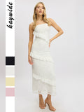 Dili Elegant Braided Ass Long Skirt Dress Women's Dress 2026 Spring And Summer