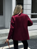Dili Casual High-Grade Pure Color Blazer Women's Clothing 2025 Autumn And Winter