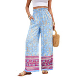 Dili Women's Clothing 2025 Spring And Summer Temperament Casual People Cotton Print To Hit The Legs Of Long Pants