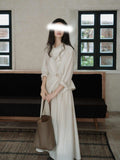 New Qingyou New Chinese Cooling Sense Relaxed Intellectual Style Shirt Half-Skirt Set Autumn