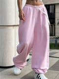 Casual Women's Street Style With Trousers Y2k Loose Fashion Wide-Legged Trousers Women 68HZ