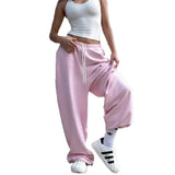 Casual Women's Street Style With Trousers Y2k Loose Fashion Wide-Legged Trousers Women 68HZ