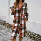 Dili 2025 Autumn And Winter Women's Casual Casual Casual Casual Buckle Hooded Jacket