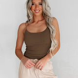 Women's New Knitted Pure Desire Sling Vest With Threaded Hottie Y2K Top Wear