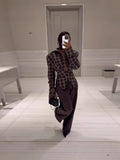 Spring And Autumn Retro Gentle Lazy Style Waist Button Long-Sleeved Shirt 2025 New