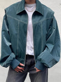 Autumn And Winter Women's Fashion Loose-Fitting Long-Sleeved Retro Jacket Zipper Jacket