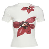 2025 Summer New Women's Solid Color Body Collar Short Sleeve Fashion High-Rise Half Skirt Set 68HZ