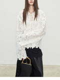 2026 Spring New Retro French Three-Dimensional Hollow Lace Exquisite Sun Protection Shirt Coat Woman