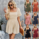 Dili Women's Solid Color Jumpsuit Women 2025 Summer Temperament Commuting Collar Jumpsuit Pants