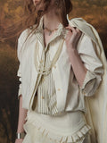Southeast Asia French Temperament Shirt Top Women Wear A Niche Design Shirt Commuting Two Pieces