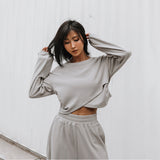 2025Ebay Women's Autumn And Winter New Fashion Sports Leisure Jacket Set Two Sets 68HZ