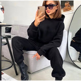 2025 Women's Autumn And Winter New Hoodie Casual Sports Set 68HZ