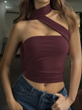 Dili Y2K Babes Fashion Around The Neck Of The Waist Vest Women's Clothing 2026 Spring And Summer