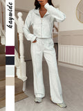 Dili Casual Holiday Wear Sweat Jacket Casual Trousers Suit Women's 2025 Autumn And Winter