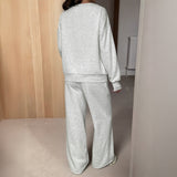 Dili Vacation With Long-Sleeved Coat Trousers Two Sets Of Women's Clothing 2025 Autumn And Winter