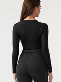 2025 Women's Jumpsuit Tight Knit Shirt Women's Jump-Up Three-Point Trousers