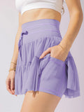 Women's Half-Dress Skirts Anti-Walking Summer New High-Waisted T-Shirt With Mesh Yarn Bony Skirts Babes
