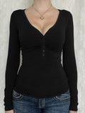 Dili Y2K Wind With Long-Sleeved T-Shirt Vest Women's Clothing 2025 Autumn And Winter