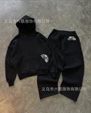 Trendy Embroidery Trousers Men's New High Street Fashion Design Slenient Trousers Loose Jogging Trousers 68HZ