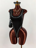 New Solid-Colored Body-Playing Swimsuit Holiday Bottom Jumpsuit Jumpsuit Women's Clothing
