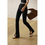 Long-Legged Shen Device When The Trendy Thin Side Open Delicate Soft Gentle Soft Soft Soft Trousers Woman