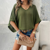 Didi Women's Wearberries 2025 Spring And Summer Leisure Loose Hollow Sweater