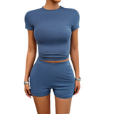 Dili Y2K Women's Clothing 2025 Spring And Summer Sexy Solid Color Trousers Suit
