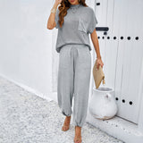 Dili Casual Holiday Style Simple Nine-Point Trouser Suit Women's Clothing 2025 Spring And Summer