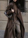 Great-Looking Wind Coat Women's 2025 New Autumn Thin Autumn Long Coat Southeast Asia