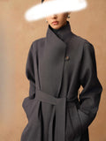 Long Coat Royce Lake Two Wearing TR Twill Collar Collar With Long Wind Coat