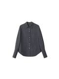 Spring New Rock Gray TR Woven Surface Soft Soft, Not Soft Old Money Wearing Shirt Trousers Set