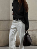 Dili Casual Simple Long-Sleeved Hoodie Wool Women's Clothing 2025 Autumn And Winter