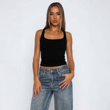 Dili Y2K Hottie With Sling Vest T-Shirt Women's Top 2026 Spring And Summer