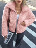 Dili Elegant Simple Fur Long-Sleeved Coat Women's 2025 Autumn And Winter