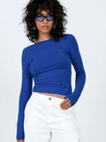 Y2K Burst Long-Sleeved T-Shirt Breathable Nylon Long-Sleeved Shirt Tight Bottom Shirt Women's Bare Backs