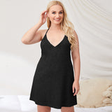 Autumn And Winter Lady Long Sleeves Lace Splicing Fake Door Fumice Home Clothes Pyjamas Woman