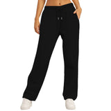 New Solid-Color Casual Trousers Y2k Loose Plus Velvet Trousers Sweatpants Swimatpants 68HZ