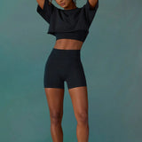 2025 Outdoor Running Sports Short-Sleeved Women Leisure Fitness Blouse Loose Sports T-Shirts 68HZ